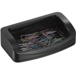 OIC 2200 Series Business Card/Clip Holder, Black