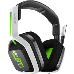 Logitech A20 Gaming Headset - Stereo - Wireless - RF - Over-the-head - Binaural - White/Green