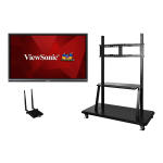 Viewsonic IFP6550-E2 - 65in ViewBoard 4K Ultra HD Interactive Flat Panel Bundle - 65in LCD - ARM Cortex A53 1.20 GHz - 2 GB - Infrared