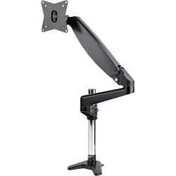 StarTech.com Desk Mount Monitor Arm for Single VESA Display 32in , 8kg/17.6lb, Full Motion Articulating & Height Adjustable, C-Clamp/Grommet - VESA 75X75/100x100mm single monitor arm