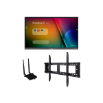 ViewSonic ViewBoard IFP8650-E1 Interactive Flat Panel Education Bundle with Wall Mount - 86in Diagonal Class LED-backlit LCD display - interactive - with touchscreen (multi touch) - 4K UHD (2160p) 3840 x 2160