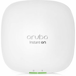 Aruba Instant On AP22 802.11ax 1.66 Gbit/s Wireless Access Point - 2.40 GHz, 5 GHz - MIMO Technology - 1 x Network (RJ-45) - Gigabit Ethernet - PoE Ports - 10.10 W - Wall Mountable, Ceiling Mountable, Rail-mountable