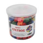 Musgrave Pencil Co. Inc. Stetro Pencil Grips, 1in x 1in, Multicolor, Pack Of 144