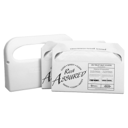 Hospeco Health Gards Lever Activated Toilet Seat Cover Dispenser System, White