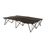 Kamp-Rite Double Kwik Cot, 19inH x 55inW x 85inD, Black