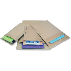 Jiffy Mailer Jiffy Rigi Bag Mailers - Shipping - #6 - 12 1/2in Width x 15in Length - Self-sealing - Kraft, Fiberboard - 100 / Carton - Natural Kraft