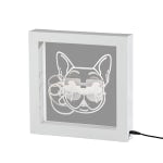 Adesso Simplee Cool Dog LED Video Light Box, 9inH, White