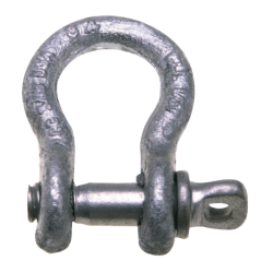 419 3/8in 1T Self-Colored Carbon Anchor Shackle With Screw Pin