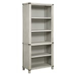 Office Star Baton Rouge 73inH 5-Shelf Bookcase, Champagne Oak