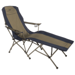 Kamp-Rite Soft Arm Lounger, Tan/Blue