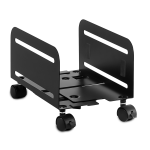 Mount-It! MI-7153 Rolling CPU Stand, 6.88inH x 10.25inW x 5inD, Black