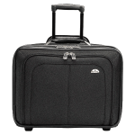 Samsonite Zip Away Ballistic Rolling Notebook Case, 13in x 17.25in x 7.5in, Black