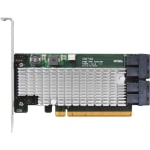 HighPoint SSD7120 NVMe RAID Controller - PCI Express 3.0 x16 - Plug-in Card - RAID Supported - 0, 1, 5, 10 RAID Level - PC, Linux