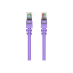 Belkin - Patch cable - RJ-45 (M) to RJ-45 (M) - 1 ft - UTP - CAT 5e - booted, snagless - purple - for Omniview SMB 1x16, SMB 1x8; OmniView IP 5000HQ; OmniView SMB CAT5 KVM Switch