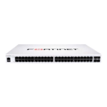 Fortinet FortiSwitch 148F-FPOE - Switch - managed - 48 x 10/100/1000 (PoE+) + 4 x 10 Gigabit SFP+ - side to back airflow - rack-mountable - PoE+ (740 W)