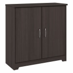 Bush Furniture Cabot Small 30inW Storage Cabinet With Doors, Heather Gray, Standard Delivery