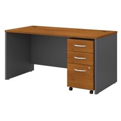 Lorell Laminate Desk 4-compartment Drawer, Black