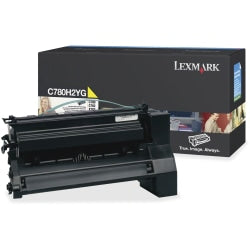 Lexmark C780H2YG High-Yield Yellow Toner Cartridge