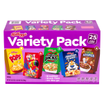 Kelloggs Cereal Assortment Pack, Pack Of 25 Cereal Boxes