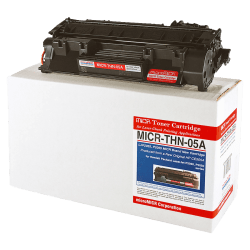 MicroMICR Remanufactured MICR Black Toner Cartridge Replacement For HP 05A, CE505A, THN-05A