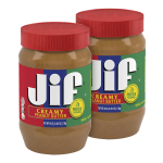 Jif Creamy Peanut Butter, 40 Oz, Pack Of 2 Jars