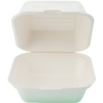 Stalk Market Heavyweight Hinged Containers, 6in x 6in x 3in, Case Of 250 Containers