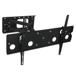 Mount-It! Low-Profile Full-Motion TV Wall Mount For Screens Up To 60in, 17-3/4inH x 29-1/2inW x 3inD, Black