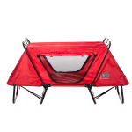 Kamp-Rite Kids Cot With Rainfly, 35inH x 69inW x 27-1/2inD, Red