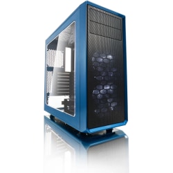 Fractal Design Focus G Computer Case with Windowed Side Panel - Mid-tower - Petrol Blue - Steel - 5 x Bay - 2 x 4.72in x Fan(s) Installed - ATX, Micro ATX, ITX Motherboard Supported - 6 x Fan(s) Supported