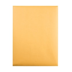 Quality Park Envelopes, 9in x 12in, Clasp Closure, Brown, Box Of 100, QUA37790