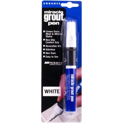 Miracle Sealants Grout Pens, 0.25 Oz, White, Case Of 6 Pens