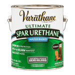 Varathane Ultimate Water-Based Spar Urethane, 1 Gallon, Crystal Clear Semi-Gloss, Pack Of 2 Cans