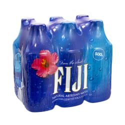 Fiji Natural Artesian Water, 16.9 Oz, Pack Of 24 Bottles