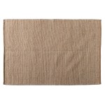 Baxton Studio Michigan Handwoven Hemp Blend Area Rug, 63in x 90-5/8in, Natural Brown