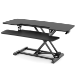 FlexiSpot M7-E Series Desk Riser, 4-3/4in to 19-3/4inH x 41-3/4inW x 16-5/16inD, Black