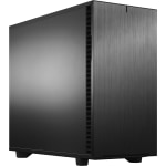 Fractal Design Define 7 Black Solid - Mid-tower - Black - Steel, Anodized Aluminum - 9 x Bay - 4 x 5.51in x Fan(s) Installed - 0 - ATX, EATX, Micro ATX, Mini ITX Motherboard Supported - 9 x Fan(s) Supported