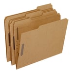 Pendaflex Kraft Rec Classification Folders With Fasteners, Letter Size, Box Of 50