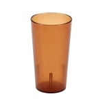 Cambro Colorware Styrene Tumblers, 16 Oz, Amber, Pack Of 24 Tumblers