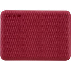 Toshiba Canvio Advance Portable External Hard Drive, 4TB, Red