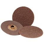 3M Roloc Discs 361F, Aluminum Oxide, 3in Diameter, 80 Grit, Roll On Mount