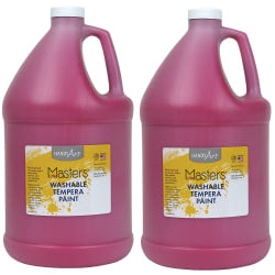 Little Masters Tempera Paint, 128 Oz, Magenta, Pack Of 2