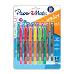 Paper Mate Inkjoy Gel 600ST Stick Pens, Medium Point, 0.7 mm, Assorted Ink Colors, Pack Of 14