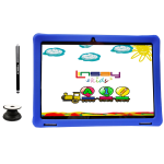 Linsay F10IPS Tablet, 10.1in Screen, 2GB Memory, 64GB Storage, Android 13, Kids Blue