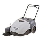 Advance Terra 28B Cordless Walk-Behind Sweeper, Gray