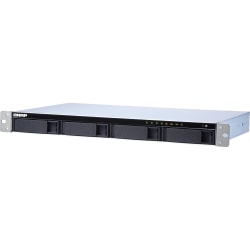 QNAP Short Depth Rackmount NAS with Quad-core CPU and 10GbE SFP+ Port - Annapurna Labs Alpine AL-314 Quad-core 1.70 GHz - 4 x HDD Supported - 4 x SSD Supported - 8 GB RAM DDR3 SDRAM - Serial ATA/600 Controller