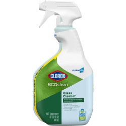 Clorox CloroxPro EcoClean Glass Cleaner Spray Bottle, 32 Oz