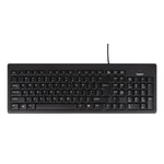 VogDuo Wired Keyboard, Black, MK306