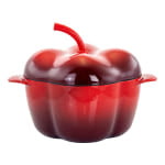 MegaChef 3-Quart Casserole Dish, Red