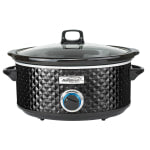 Brentwood Select 7-Quart Slow Cooker, Black