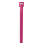 Partners Brand Color Cable Ties, 8in, Fluorescent Pink, Case Of 1,000